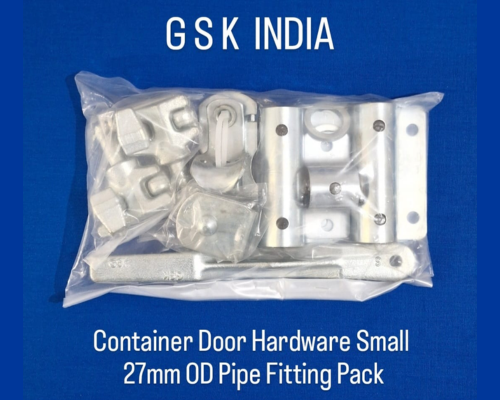 Container Door Hardware Small 27mm OD Pipe Fitting Pack